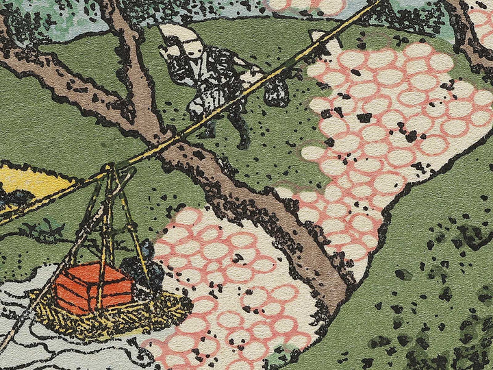 Hanama no fuji from the series One Hundred Views of Mount Fuji by Katsushika Hokusai, (Medium print size) / BJ321-888