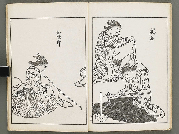 Nihon joso (Chu), Book 2 by Nishikawa Sukenobu / BJ325-332
