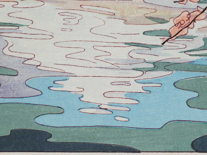 Kawaguchiko no fuji by Okada Koichi, (Large print size) / BJ318-920