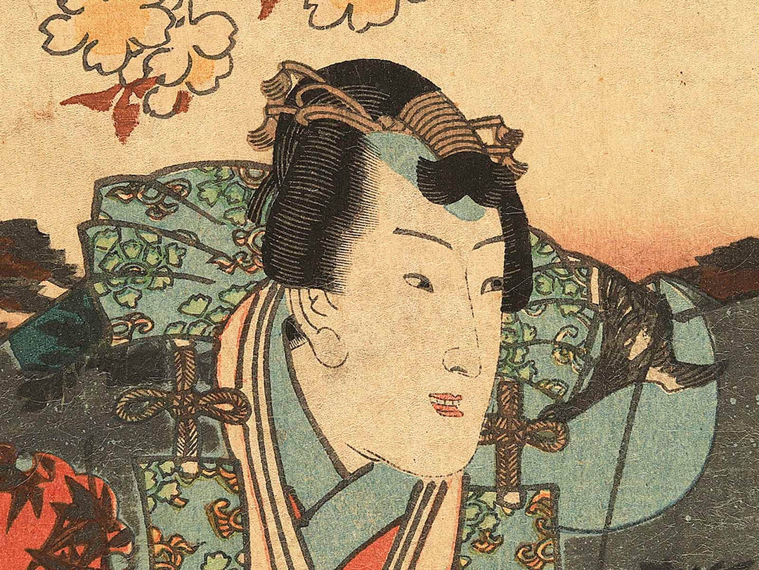 Setsugetsuka no uchi hana by Utagawa Kunisada(Toyokuni III) / BJ355-425
