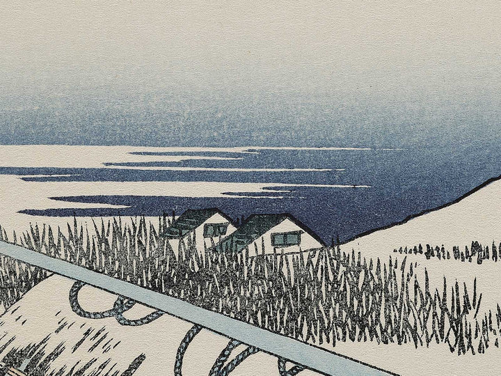 Ushibori in Hitachi Province from the series Thirty-six Views of Mount Fuji by Katsushika Hokusai, (Small print size) / BJ311-017