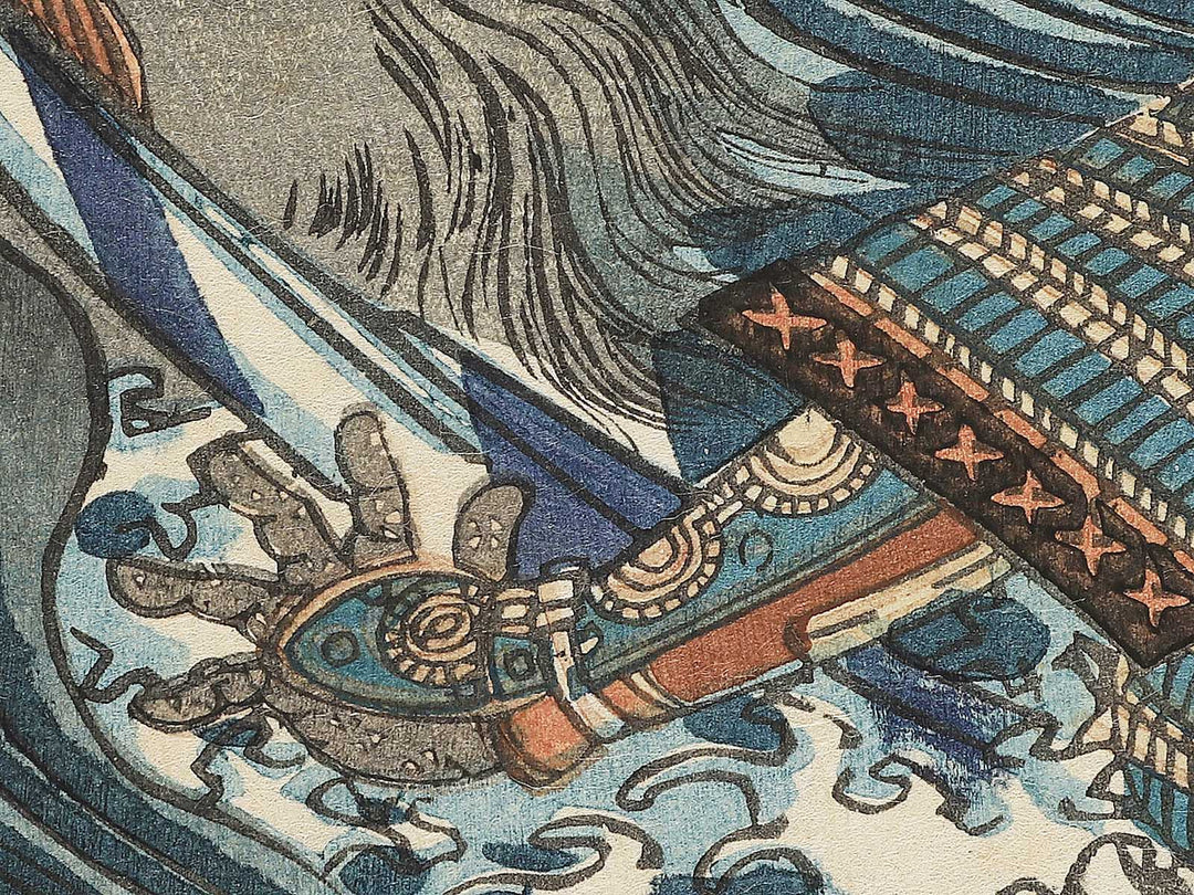 Yoshitsune Yashima no meiyo by Tsukioka Yoshitoshi / BJ345-037
