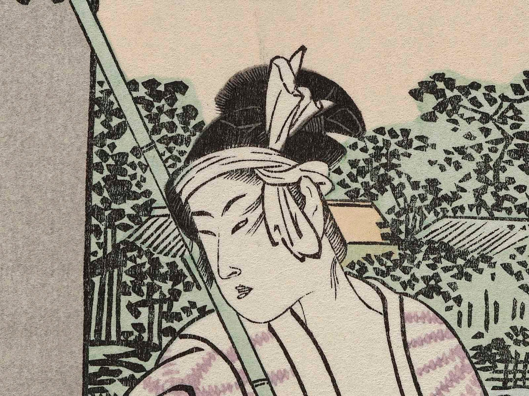 Hashi shita from the series Ryogoku bashi joge by Kitagawa Utamaro, (Small print size) / BJ235-949