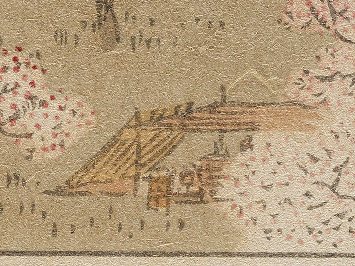 Gotenyama no hana zakari sononi from the series Ehon edo miyage by Utagawa Hiroshige, (Large print size) / BJ332-297