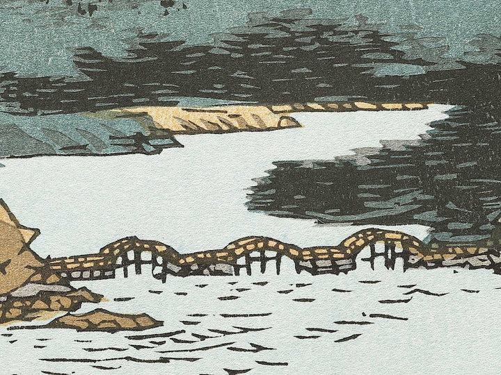 Waka no ura from the series Famous Views of the Sixty-odd Provinces by Utagawa Hiroshige, (Large print size) / BJ334-082