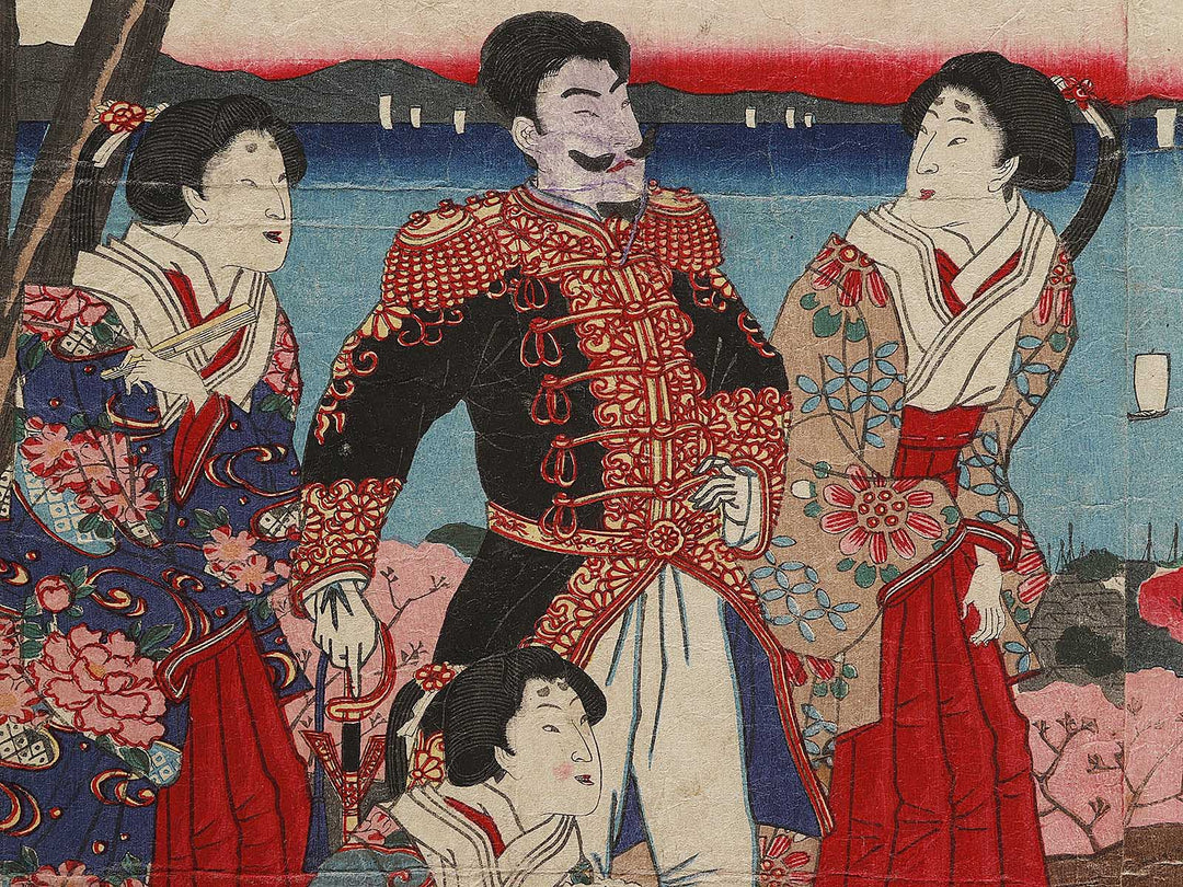 Shibakoenchi Maruyama goyuran no zu by Hachisuka Kuniaki / BJ340-991