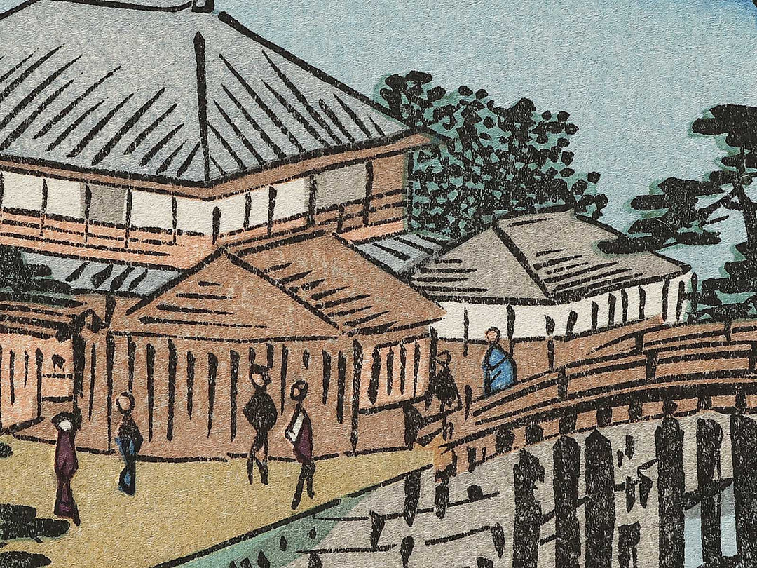Yanagishima from the series One Hundred Famous Views of Edo by Utagawa Hiroshige, (Large print size) / BJ336-938