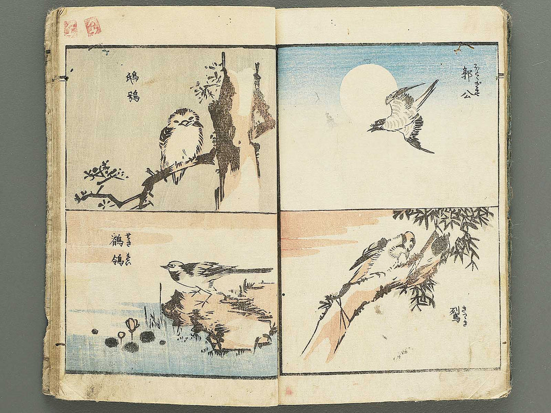 Yanagawa gafu (Kacho bu) by Yanagawa Shigenobu / BJ348-964