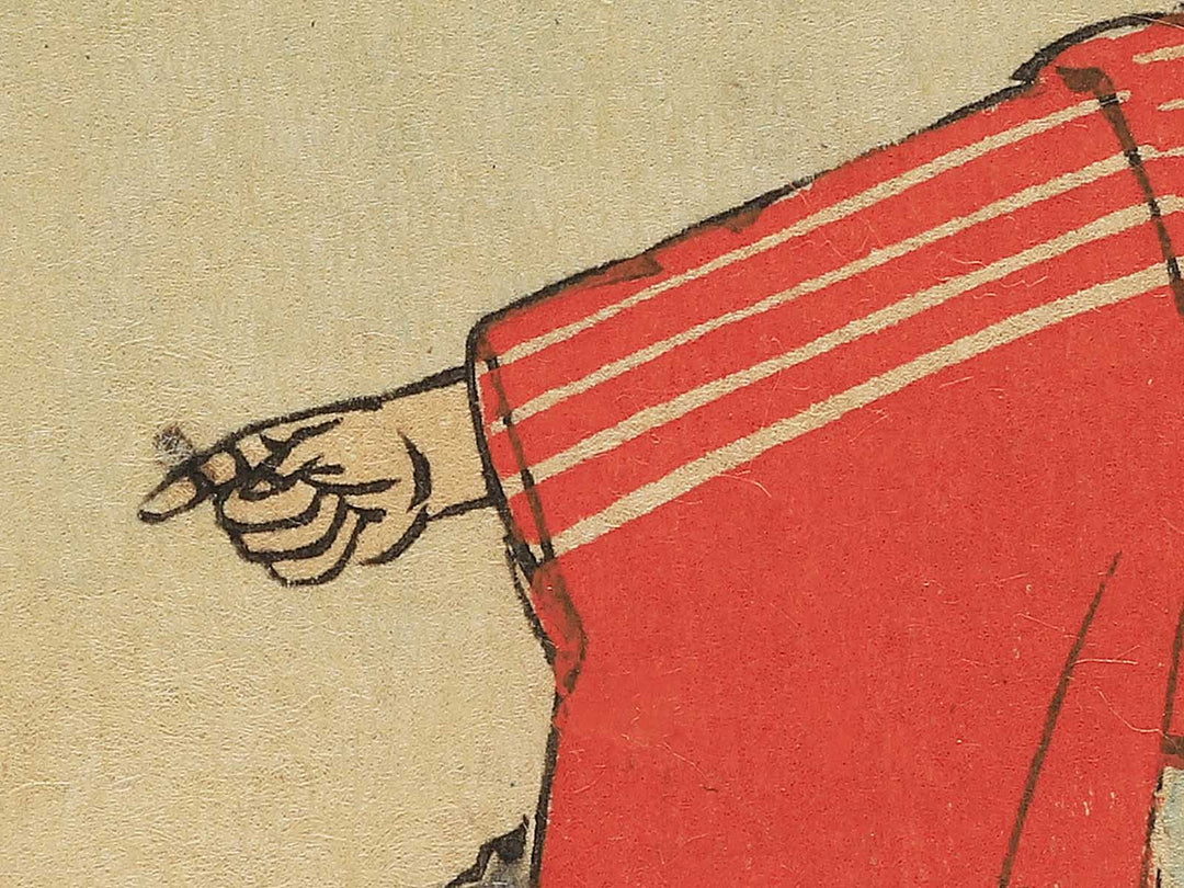 Uesugi Kagetora from the series Kyodo risshi no motoi by Kobayashi Kiyochika / BJ345-632