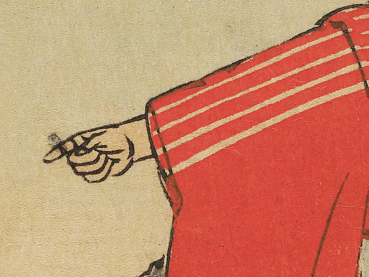 Uesugi Kagetora from the series Kyodo risshi no motoi by Kobayashi Kiyochika / BJ345-632