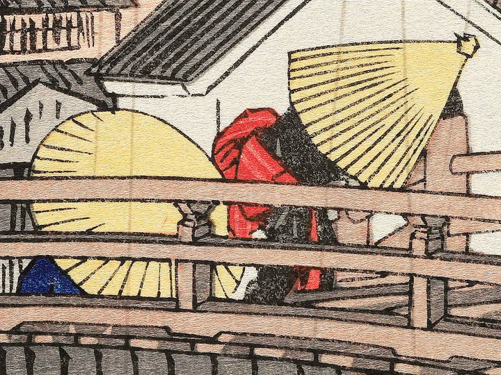 nihonbashi no hakuu from the series Toto meisho by Utagawa Hiroshige, (Large print size) / BJ342-664