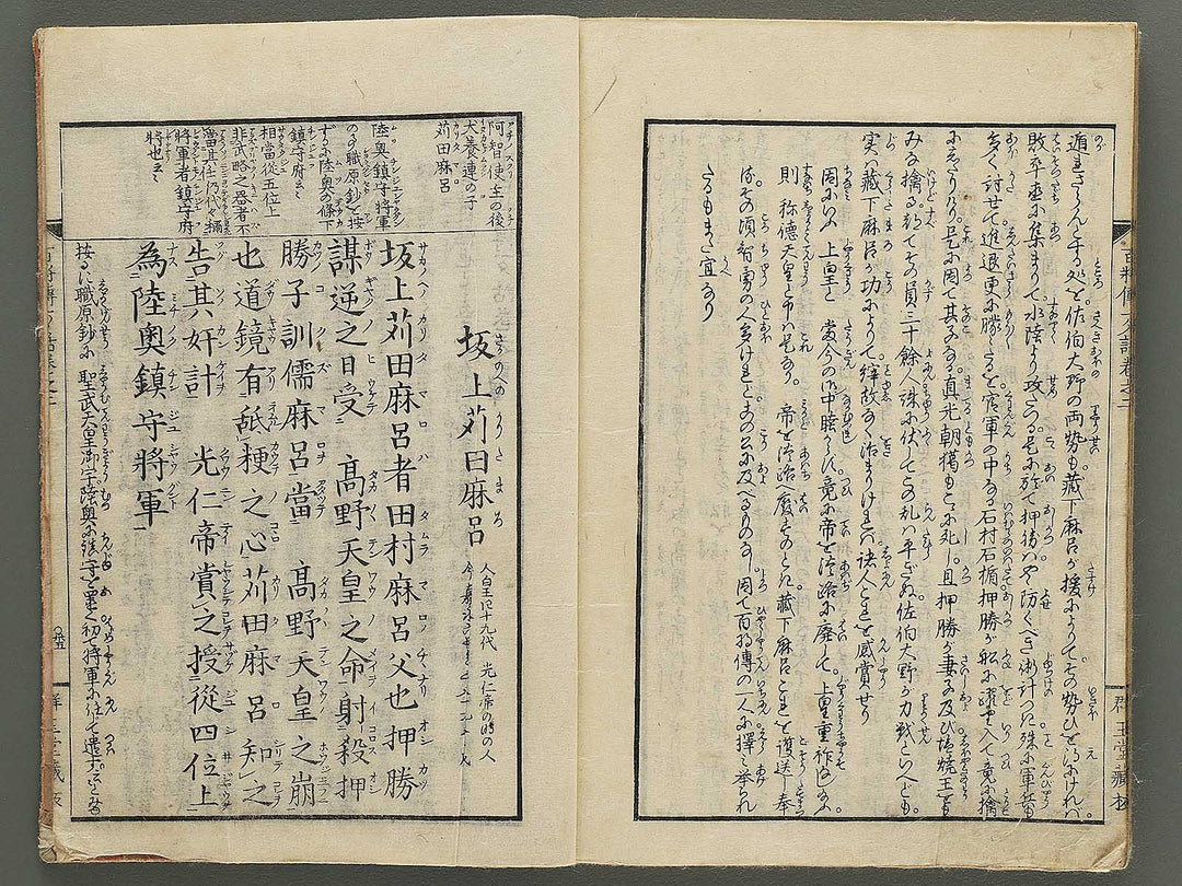 Nihon hyakushoden issekiwa Volume 2 by Yanagawa Shigenobu / BJ348-775