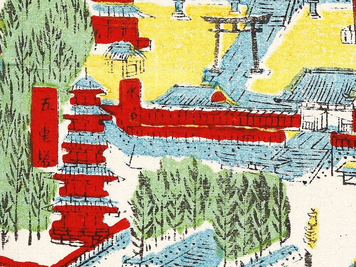 Map of Mt. Nikko by Onihira Kinshiro / BJ319-305