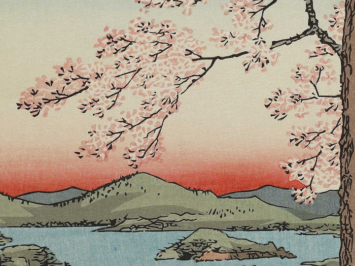 Karo, Koyama from the series Famous Views of the Sixty-odd Provinces by Utagawa Hiroshige, (Large print size) / BJ334-054