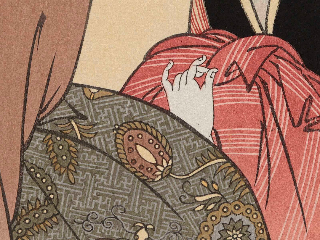 Hour of the Monkey (around 4pm) from the series Daughter Sundial by Kitagawa Utamaro, (Medium print size) / BJ226-688