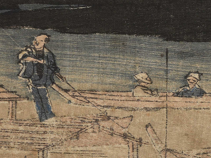 Sumidagawa no tsuki from the series Edo meisho by Utagawa Hiroshige / BJ352-163