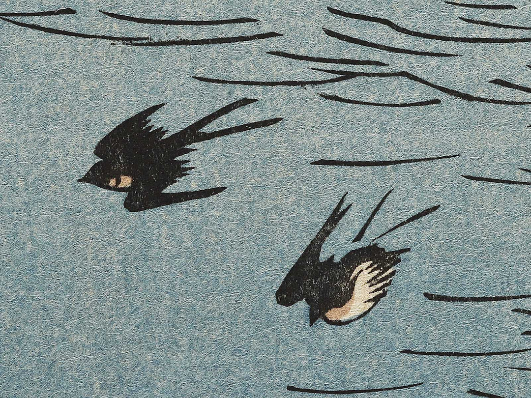 Precincts of the Tenjin Shrine, Kameido from the series One Hundred Famous Views of Edo by Utagawa Hiroshige, (Large print size) / BJ328-384