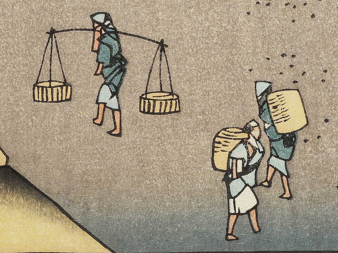 Yasashi Bay, Common name: Kujukuri from the series Famous Views of the Sixty-odd Provinces by Utagawa Hiroshige, (Large print size) / BJ334-012