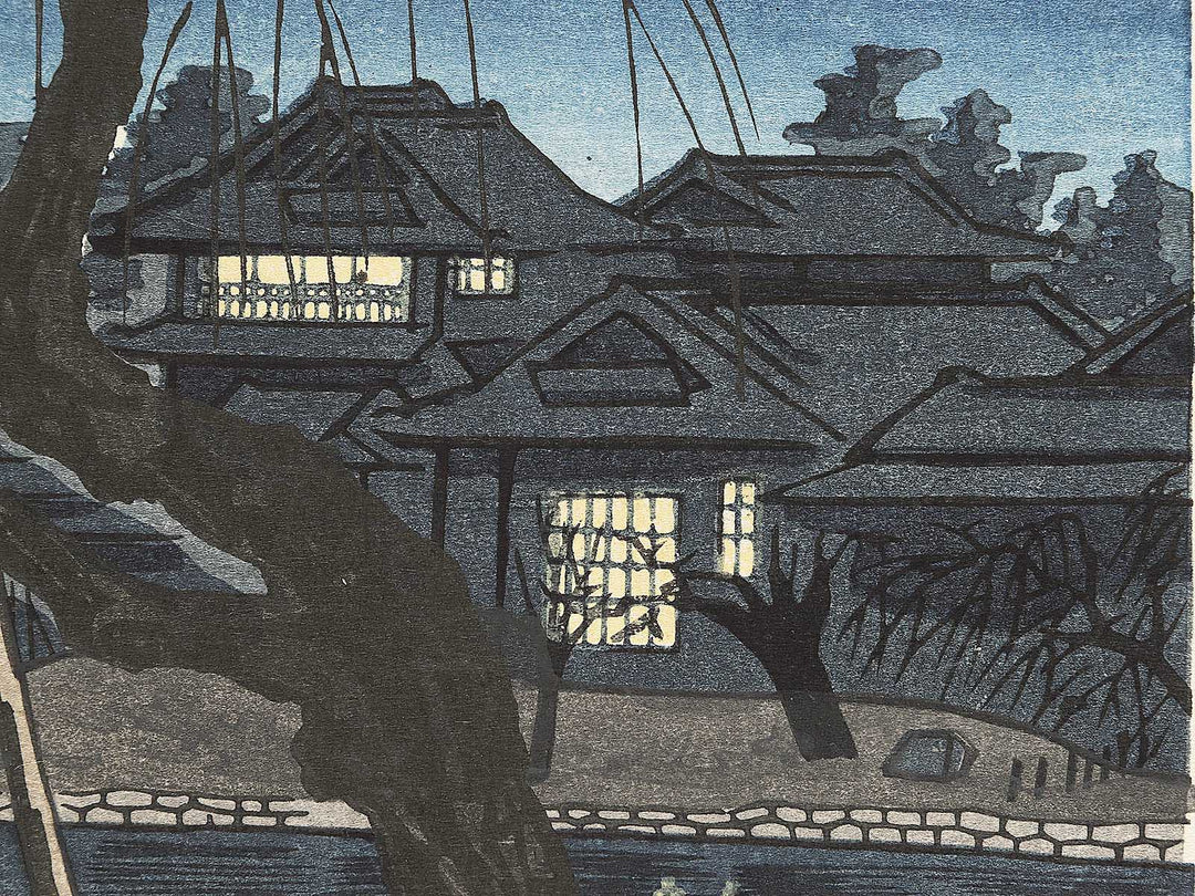 Nara kohukuji to soshun yugure by Tokuriki Tomikichiro, (Large print size) / BJ354-025