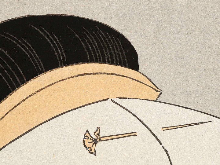 Tomimoto Toyohina from the series Komei bijin rokkasen by Kitagawa Utamaro, (Large print size) / BJ320-810