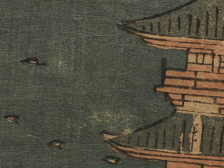 Asakusa Kinryuzan from the series Edo meisho by Utagawa Hiroshige II / BJ343-420