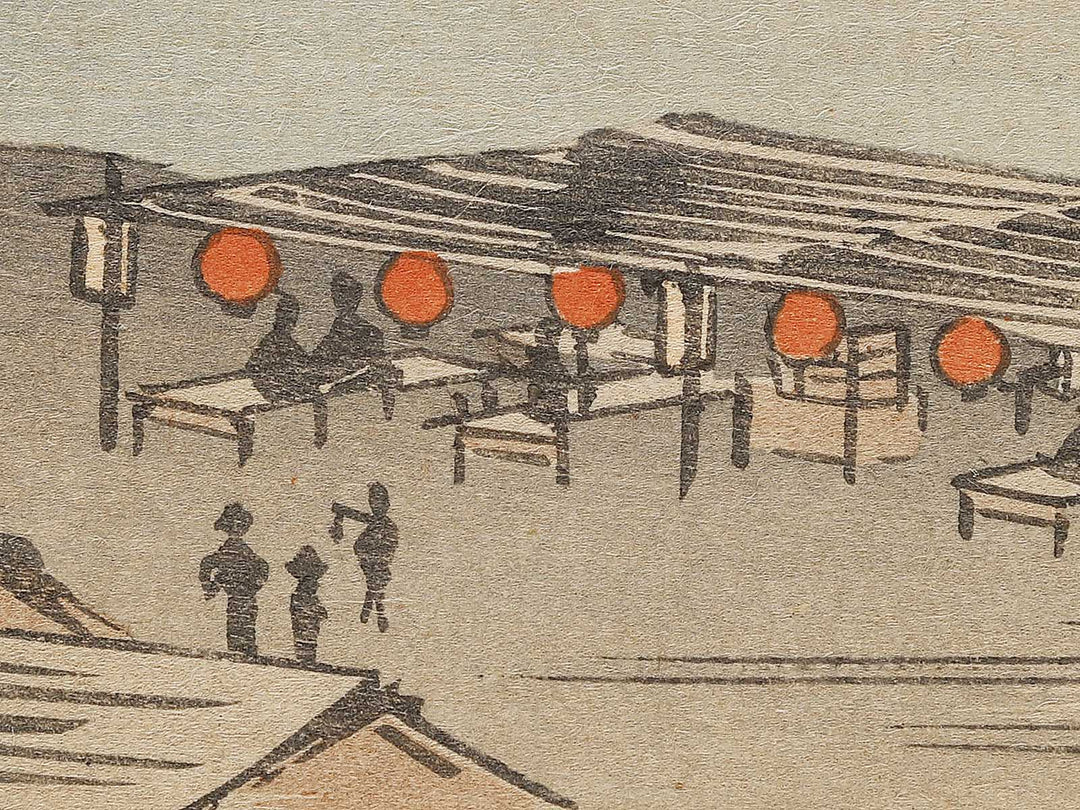 Dosho tsuki no misaki from the series Ehon edo miyage by Utagawa Hiroshige, (Large print size) / BJ332-423