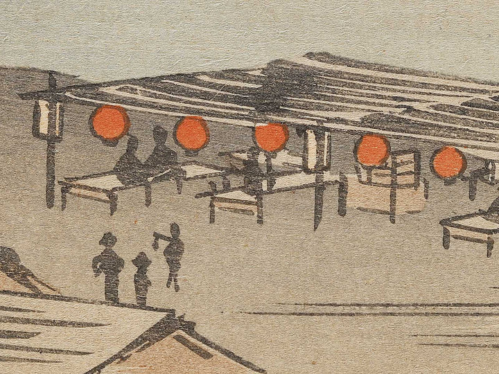 Dosho tsuki no misaki from the series Ehon edo miyage by Utagawa Hiroshige, (Large print size) / BJ332-423