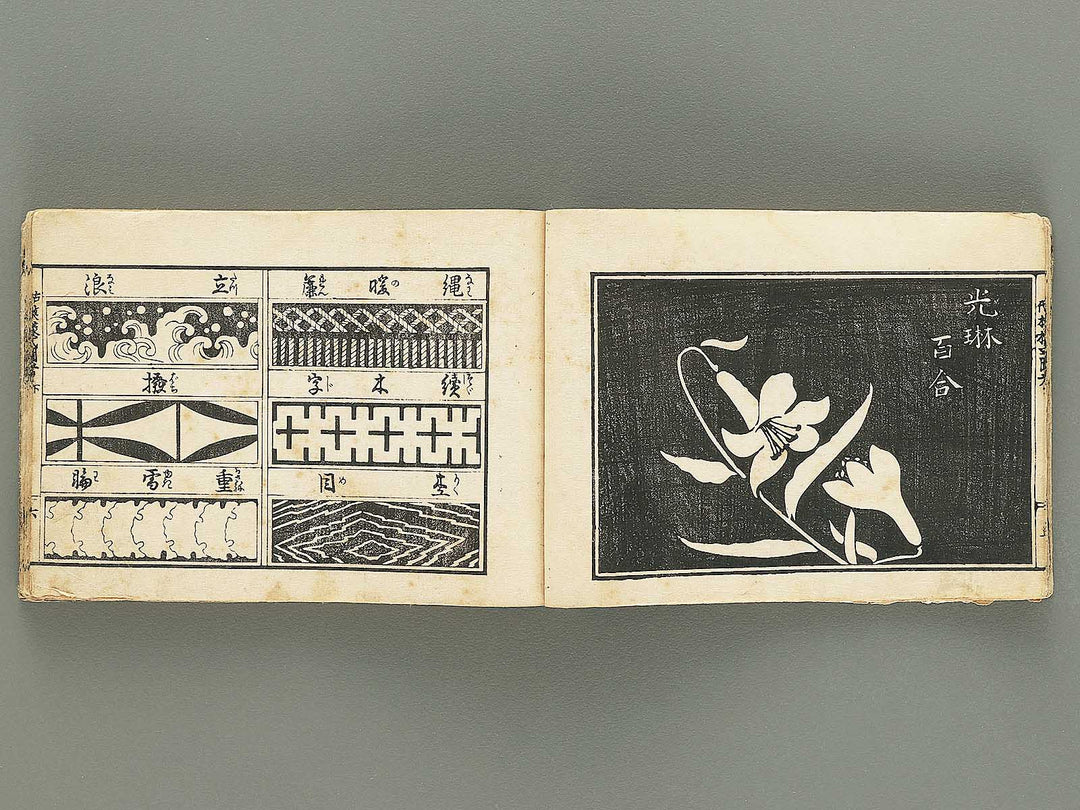 Kodai moyo shikizu ko (Ge) by Kano Motonobu, Katsushika Hokusai, Ogata Korin, Sakai Hoitsu, etc. / BJ354-165