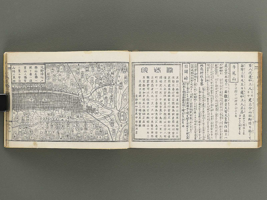 Meiji kaisei kyoto meisho ichiran zue (Zen) / BJ352-541