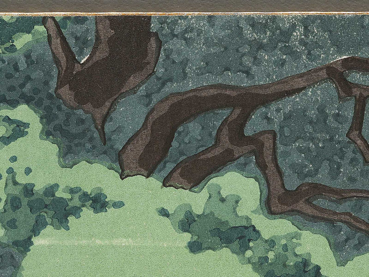 Sanjo Awataguchi Shoren-In by Tokuriki Tomikichiro, (Medium print size) / BJ319-886