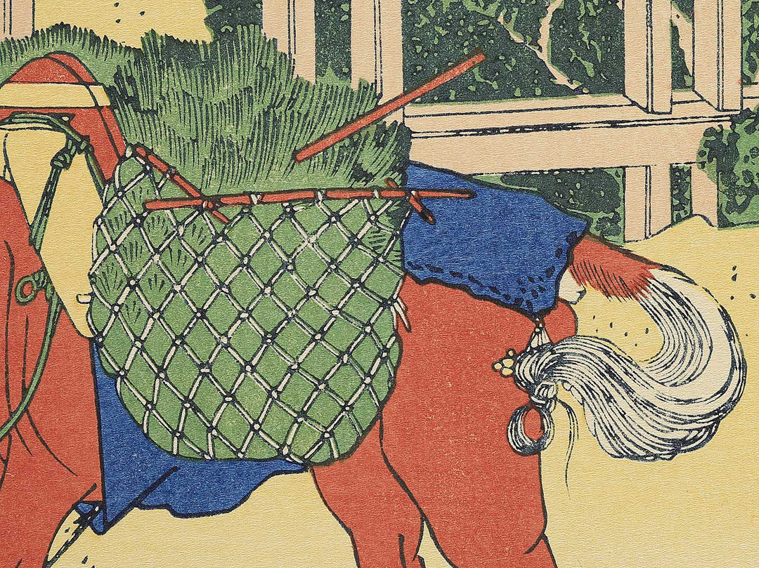 Senju in Musashi Province from the series Thirty-six Views of Mount Fuji by Katsushika Hokusai, (Large print size) / BJ352-100