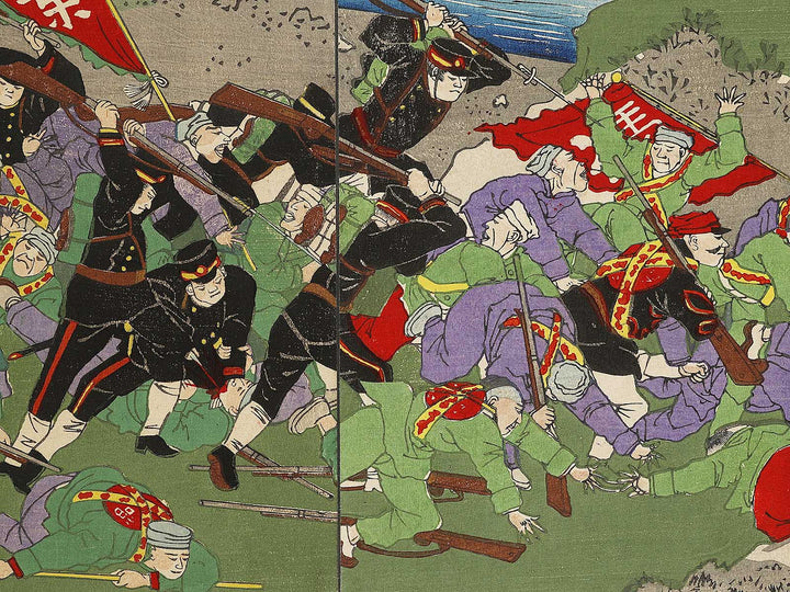 Heijo daigekisen Nihongun daishori by Utagawa Kunitoshi / BJ323-652