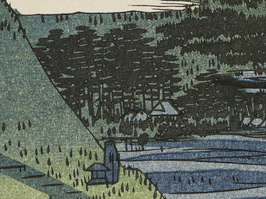 New Fuji, Meguro from the series One Hundred Famous Views of Edo by Utagawa Hiroshige, (Large print size) / BJ337-141