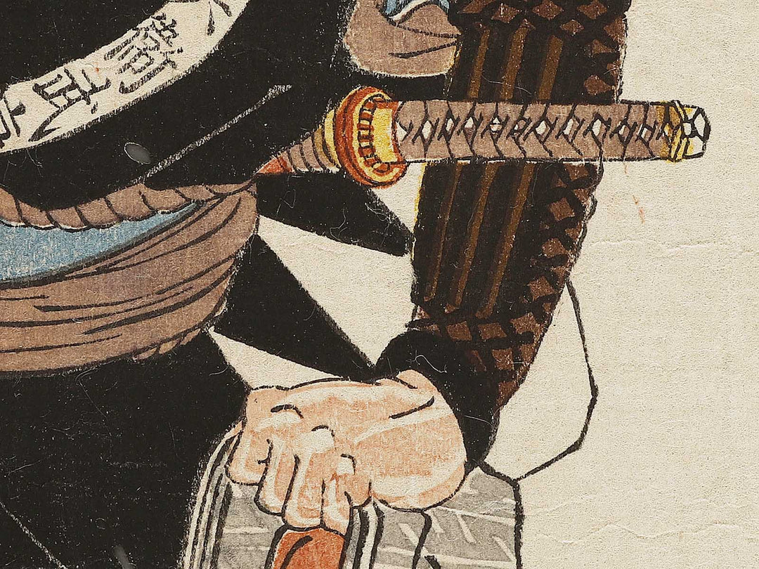 Oribe yasube Taketsune from the series Seichu gishi den by Utagawa Kuniyoshi / BJ325-843