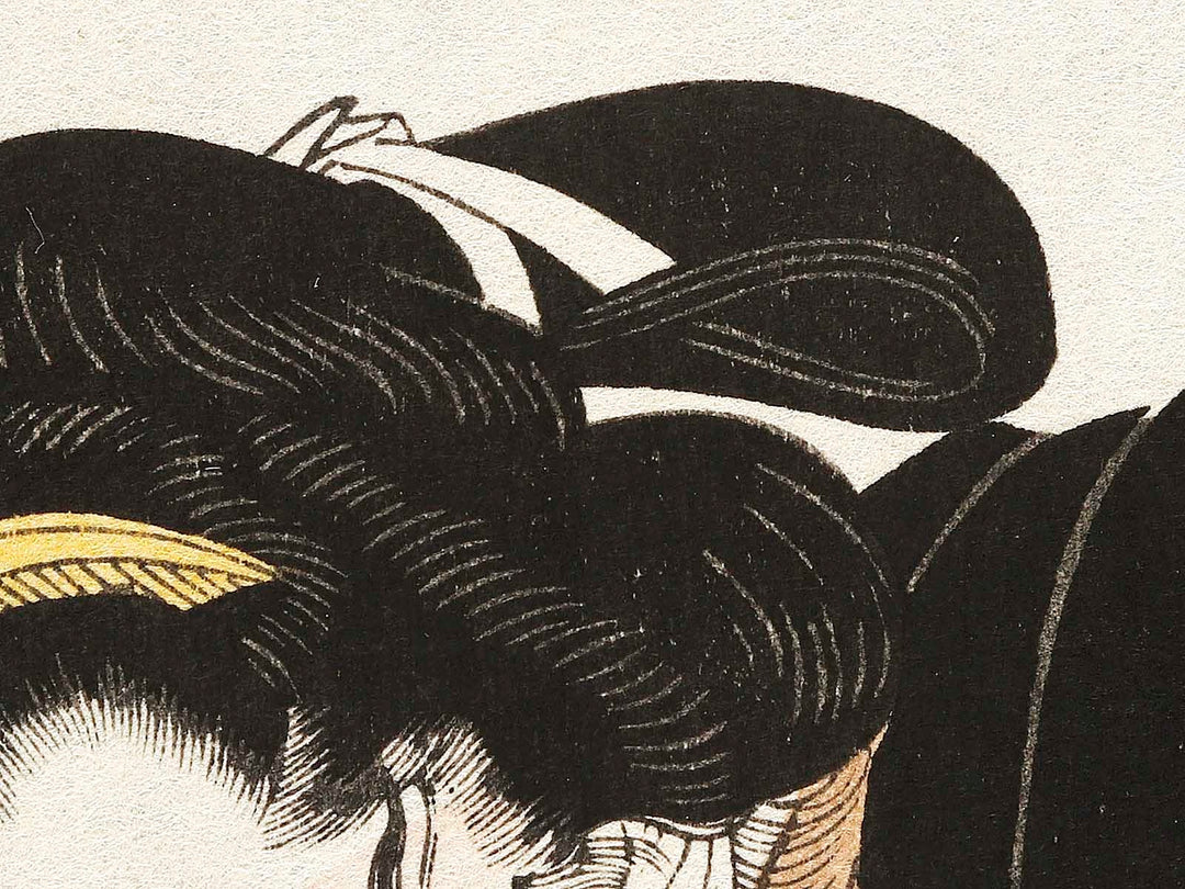 Sanbashi no akiduki  from the series Eight Views of Figures Inside and Outside by Utagawa Hiroshige, (Large print size) / BJ326-256