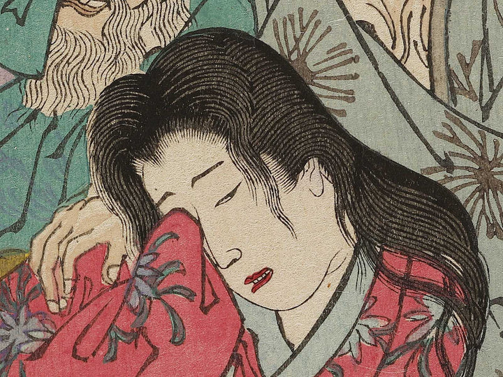 Susanoo no mikoto from the series Azumanishiki chuya kurabe by Yoshu Chikanobu / BJ341-096