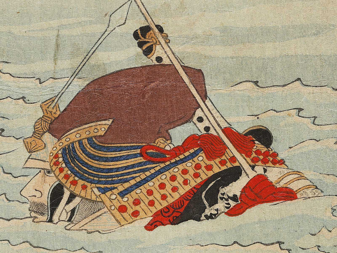 Akechi samanosuke Mitsuharu kosui noriuchi karasakimatsu no zu by Kobayashi Kiyochika / BJ325-192