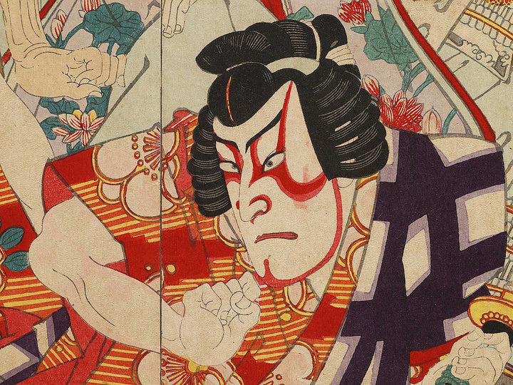 Shintomiza nakamaku itsukagawari by Toyohara Kunichika / BJ335-055