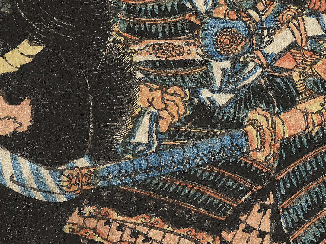 Kajiwara Genta Kagesue from the series Eiyu zoroi by Ipposai Yoshifuji / BJ351-092