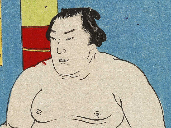 Ozumo dohyo iri no zu by Shunsai Toshimasa / BJ331-205