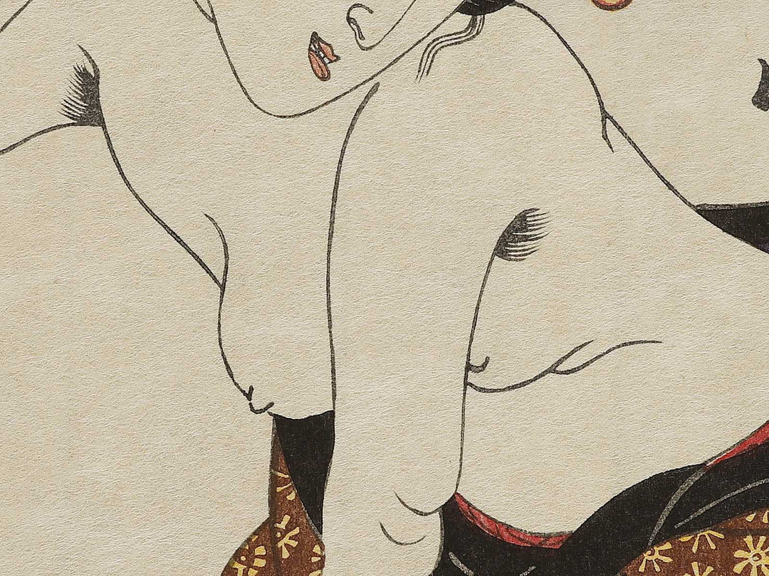 Oiso eki from the series Bijin tokaido by Keisai Eisen, (Large print size) / BJ333-774