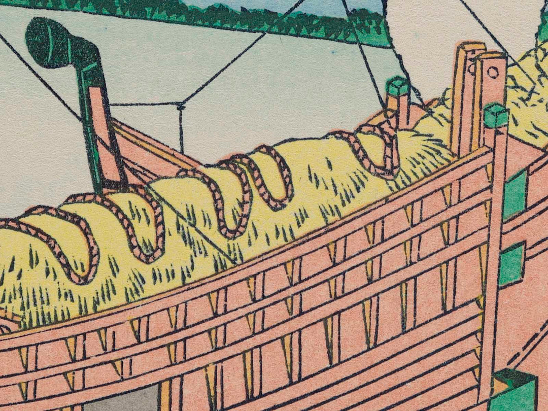 Sea Lane off Kazusa Province from the series Thirty-six Views of Mount Fuji by Katsushika Hokusai, (Small print size) / BJ214-053