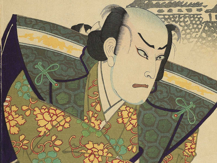 Oishi Kuranosuke chizetsu wo motte chuko jingi no jori wo kaishi Bicchu Matsuyama no shiro wo uketoru no zu by Morikawa Chikashige / BJ347-438