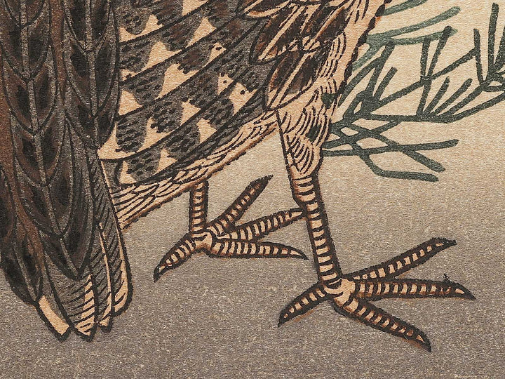 Quail and Skylark from the series Momotidori kyoka awase by Kitagawa Utamaro, (Large print size) / BJ306-887
