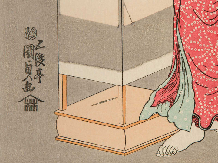 line light from the series Starfrost Contemporary Manners by Utagawa Kunisada, (Large print size) / BJ245-546