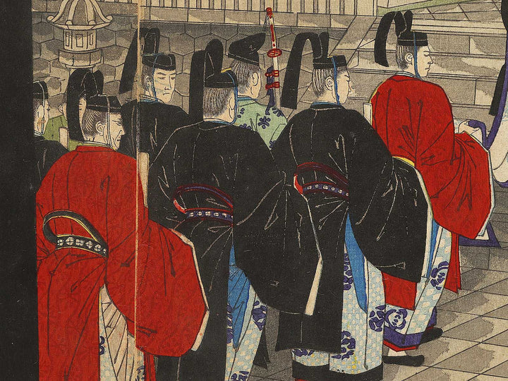 Shogun ke nikko gosya shu no zu from the series Kanko azuma hishiki by Toshu Shogetsu / BJ340-046