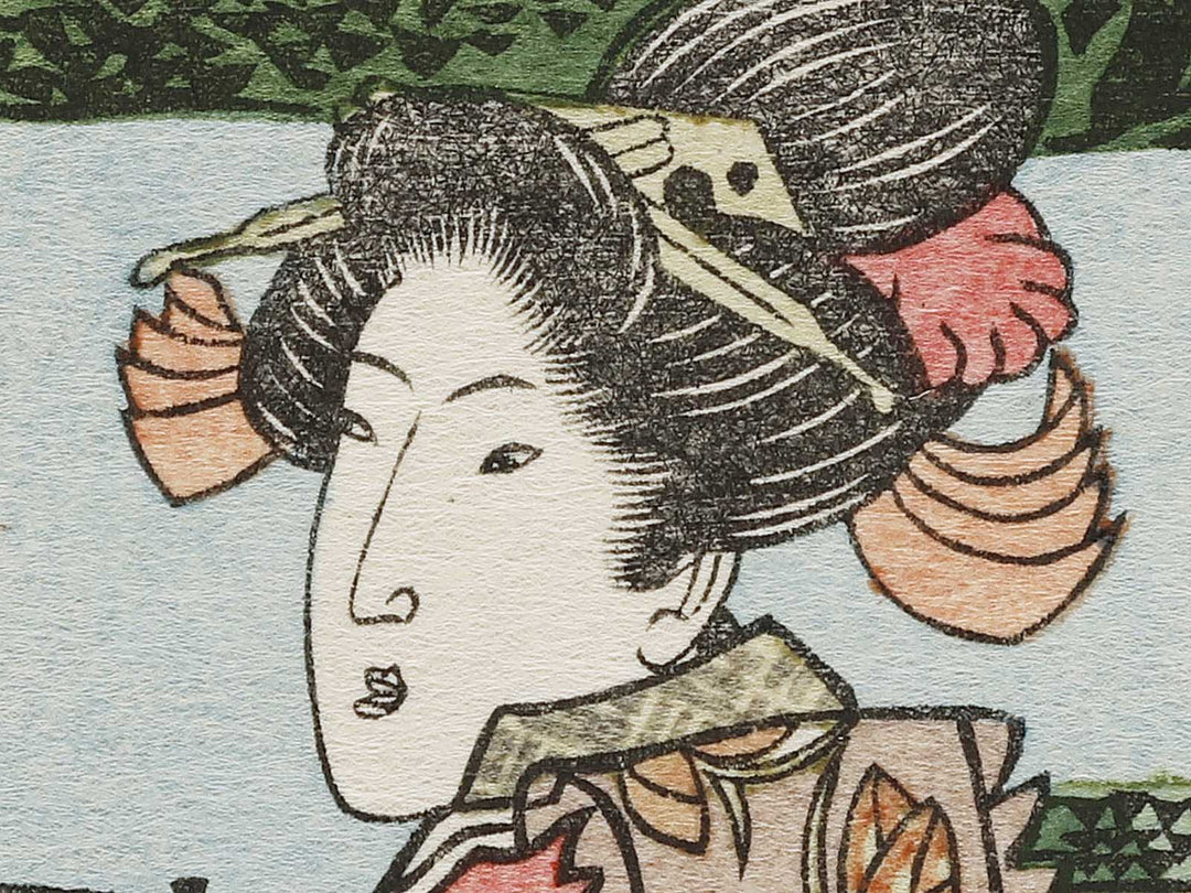 Kintaikyo from the series Komo abura e meisho tsukushi by Utagawa Kunisada(Toyokuni III), (Large print size) / BJ311-983