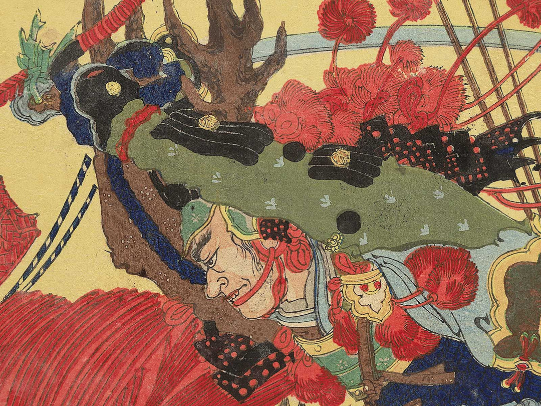 Miyako Heianjogai yusen no zu Komatsu naidaijin Shigemori Akugenta Yoshihira by Rosetsu / BJ350-805