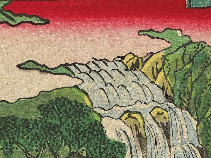 Kirifuri no taki from the series Nikko meisho junikei no uchi by Hasegawa Chikuyo / BJ343-392