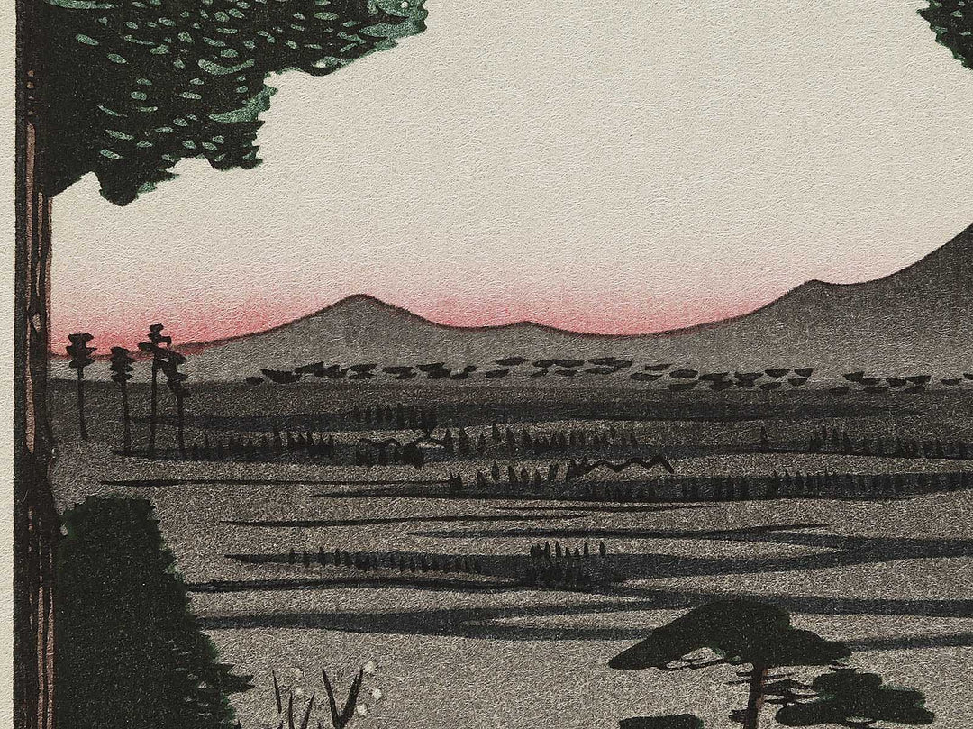 Oji Inari Shrine from the series One Hundred Famous Views of Edo by Utagawa Hiroshige, (Large print size) / BJ336-889